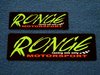 Aufkleber "Ronge Motorsport"
